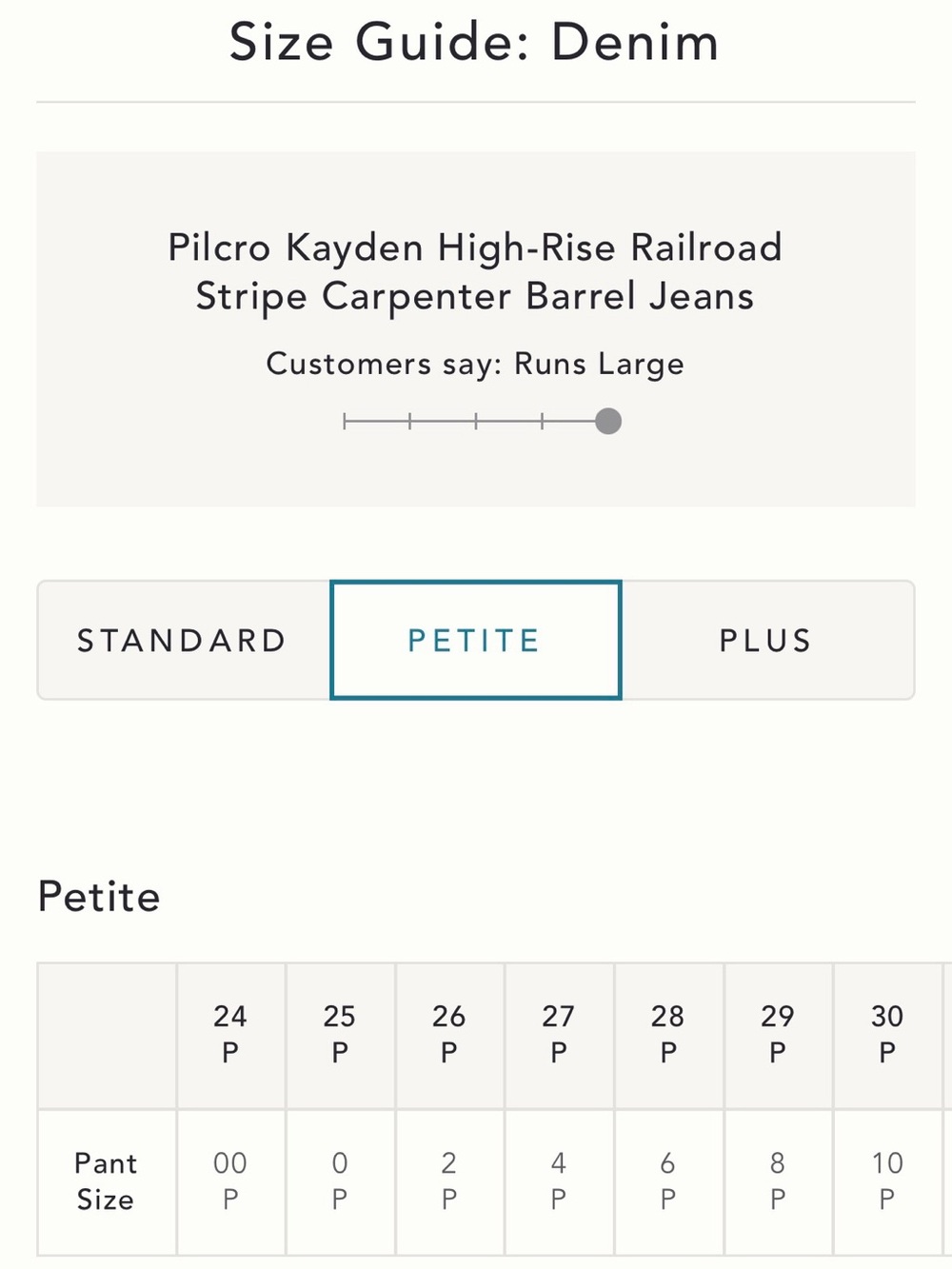 Anthropologie Pilcro Kayden Barrel Carpenter Jeans Railroad Stripe Petite - Picture 5 of 11